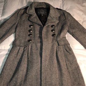 CHEVRON PATTERN COAT